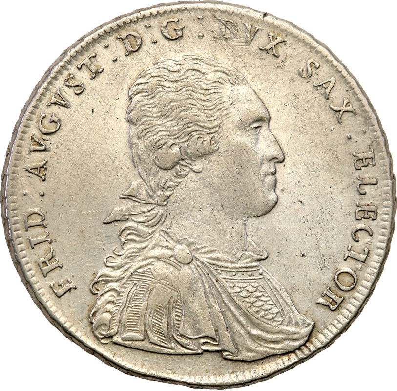 Niemcy, Saksonia. Fryderyk August III (1763-1806). Talar 1791 IEC, Drezno